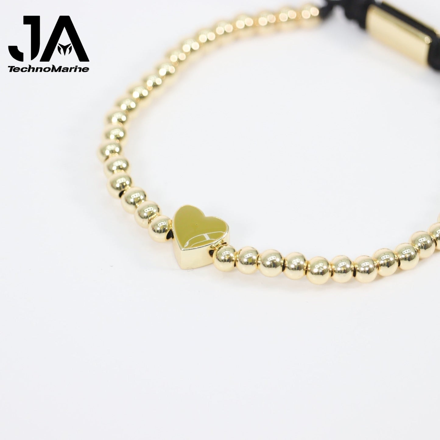 🎁 Pulsera De Corazón Amarillo Mujer Dorada Ajustable Stainless Steel (Discount)