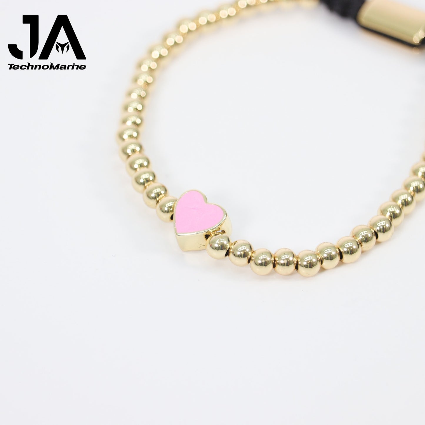 Pulsera De Corazón Rosita Mujer Dorada Ajustable Stainless Steel