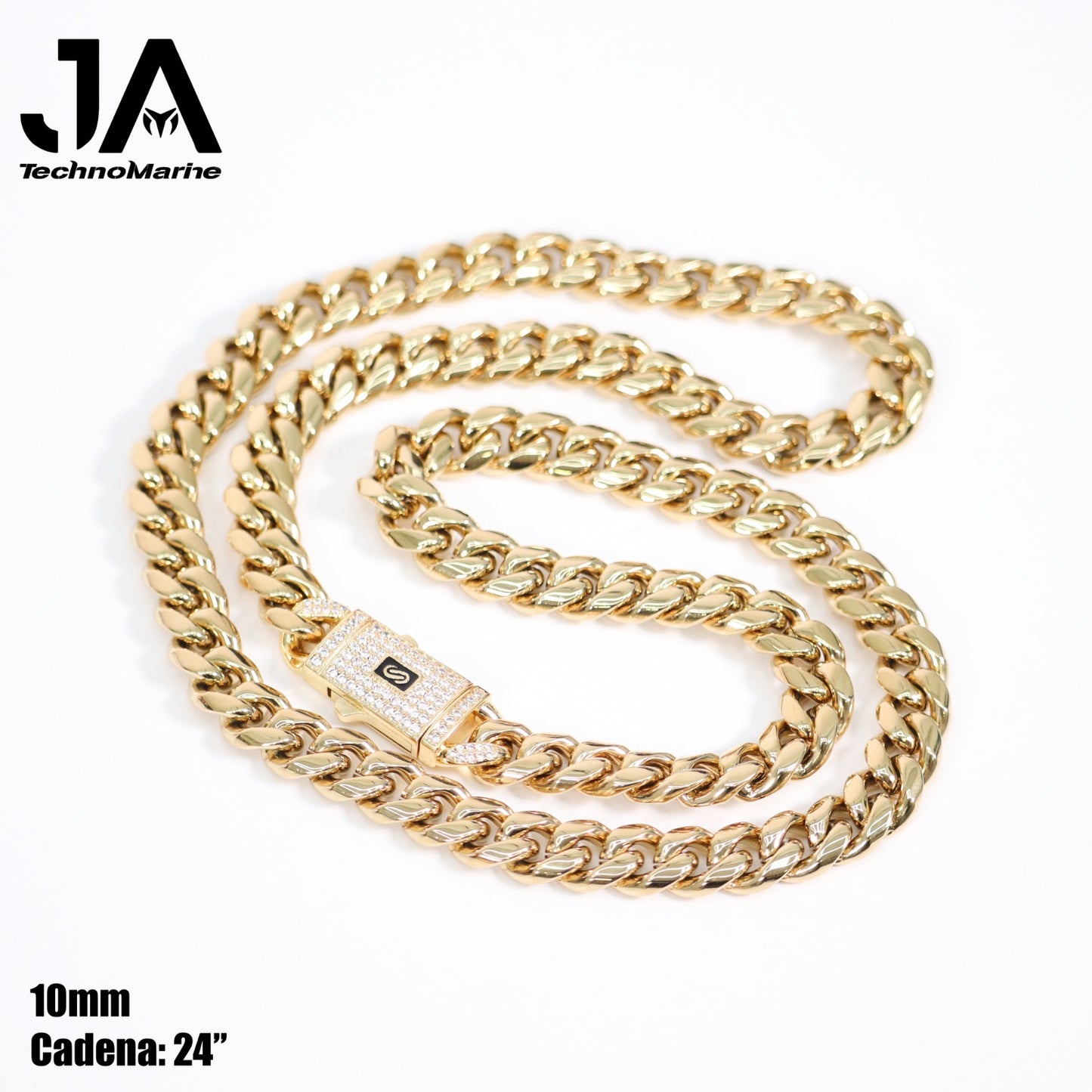 Cadenas Cubanas hombre 10mm 24” Stainless Steel