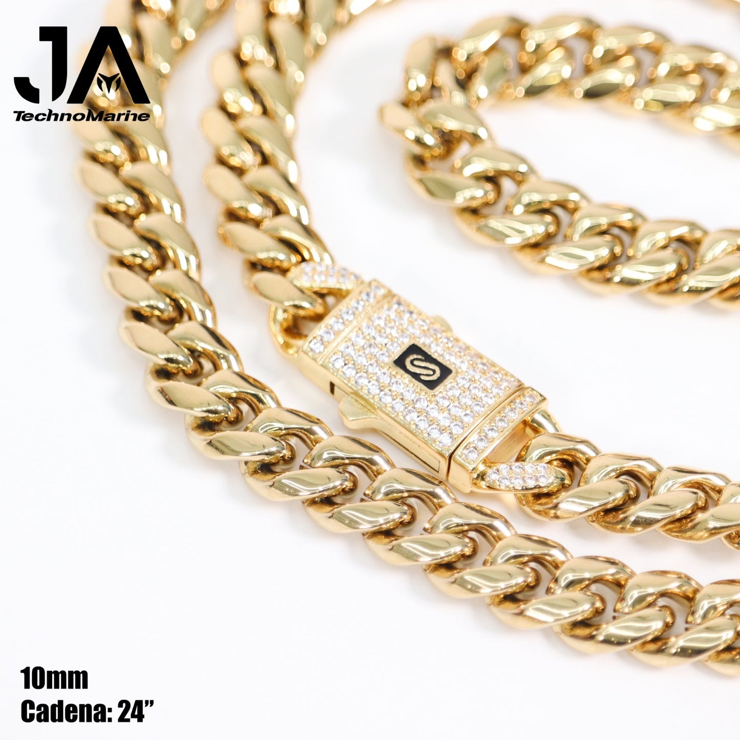 Cadenas Cubanas hombre 10mm 24” Stainless Steel