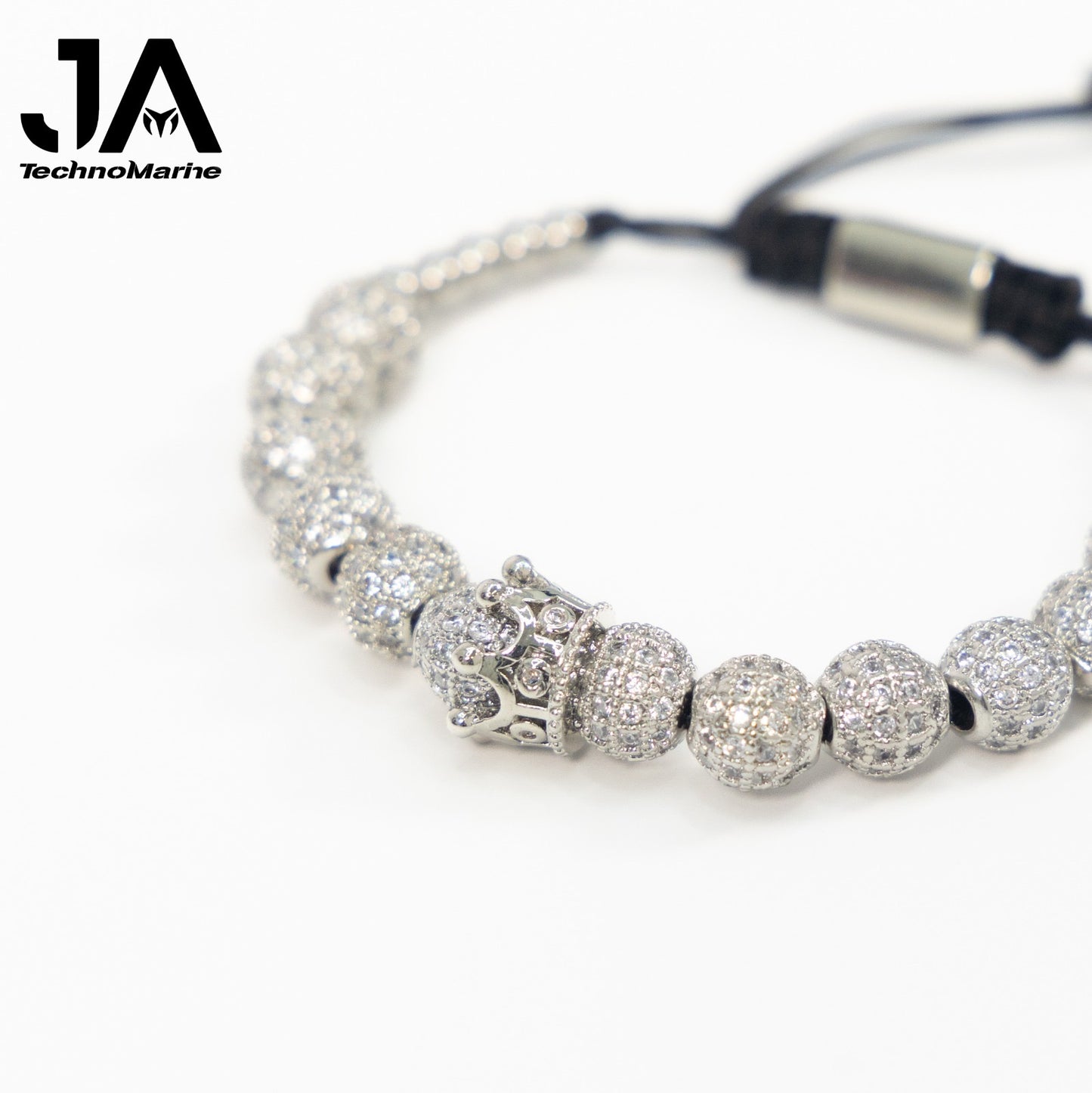 Pulsera Para Hombres Ajustable Color Silver
