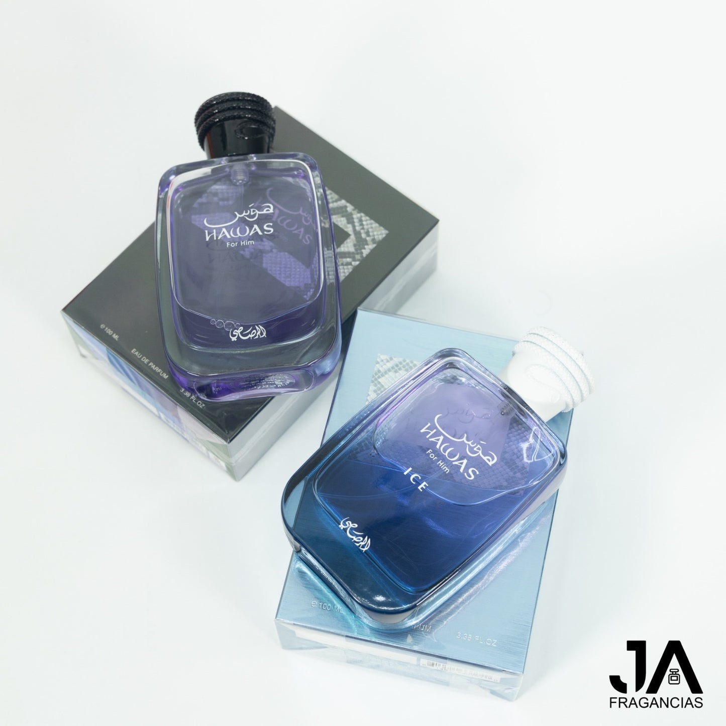 Hawas Rasasi y Ice Pour Homme 3.4oz + 5% De Descuento