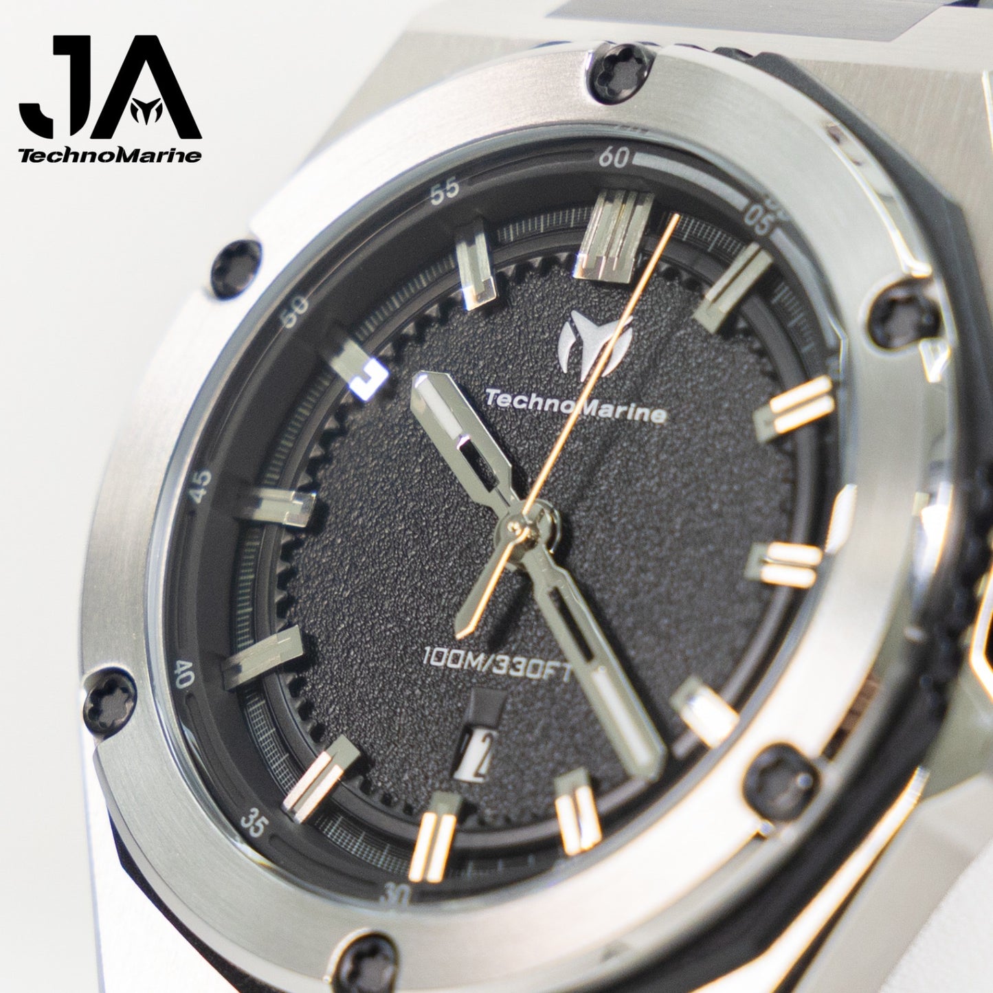 TechnoMarine Coral Coral Legacy Men's Watch - 45mm, Black