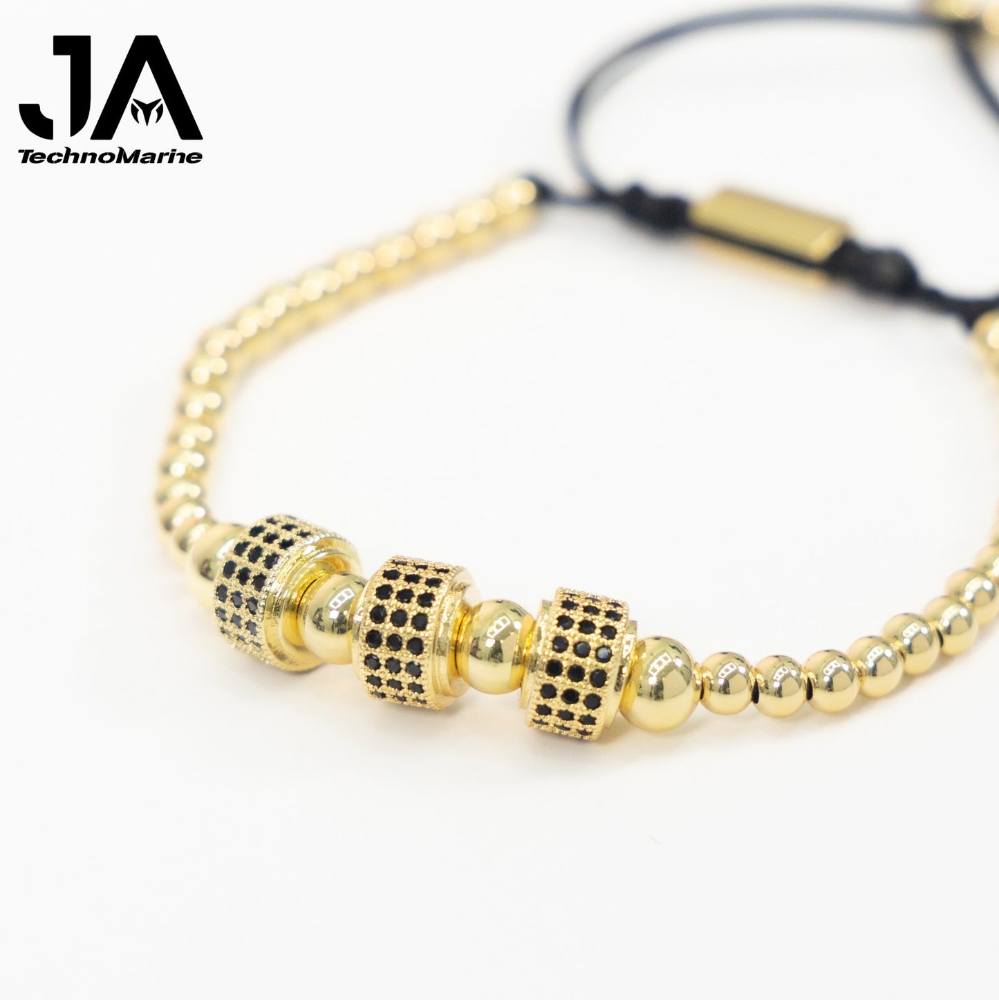 Pulsera Para Hombres Ajustable Color Oro