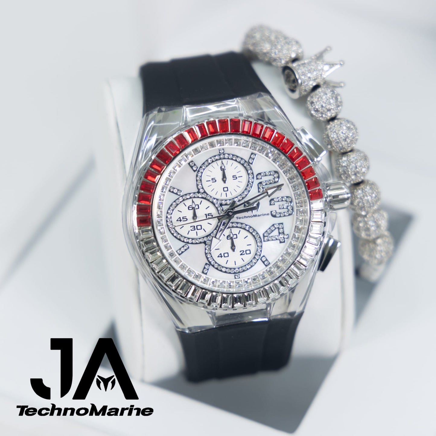 Technomarine Cruise Glitz 46mm Silver with Stones Arrival