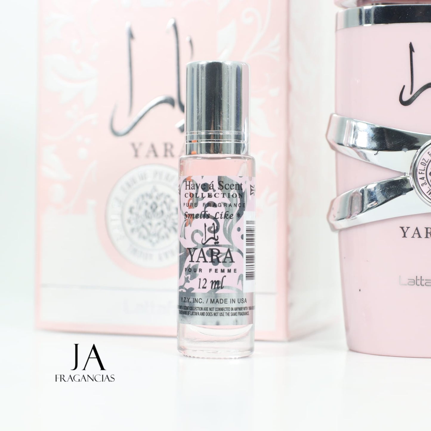Perfume Yara Rosa 3.4oz y un Aceite Gratis
