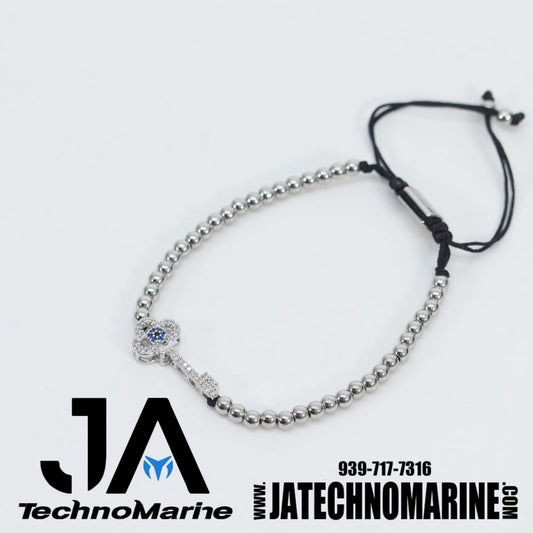 Pulsera De Mujer Ajustable llave Silver Stainless Steel