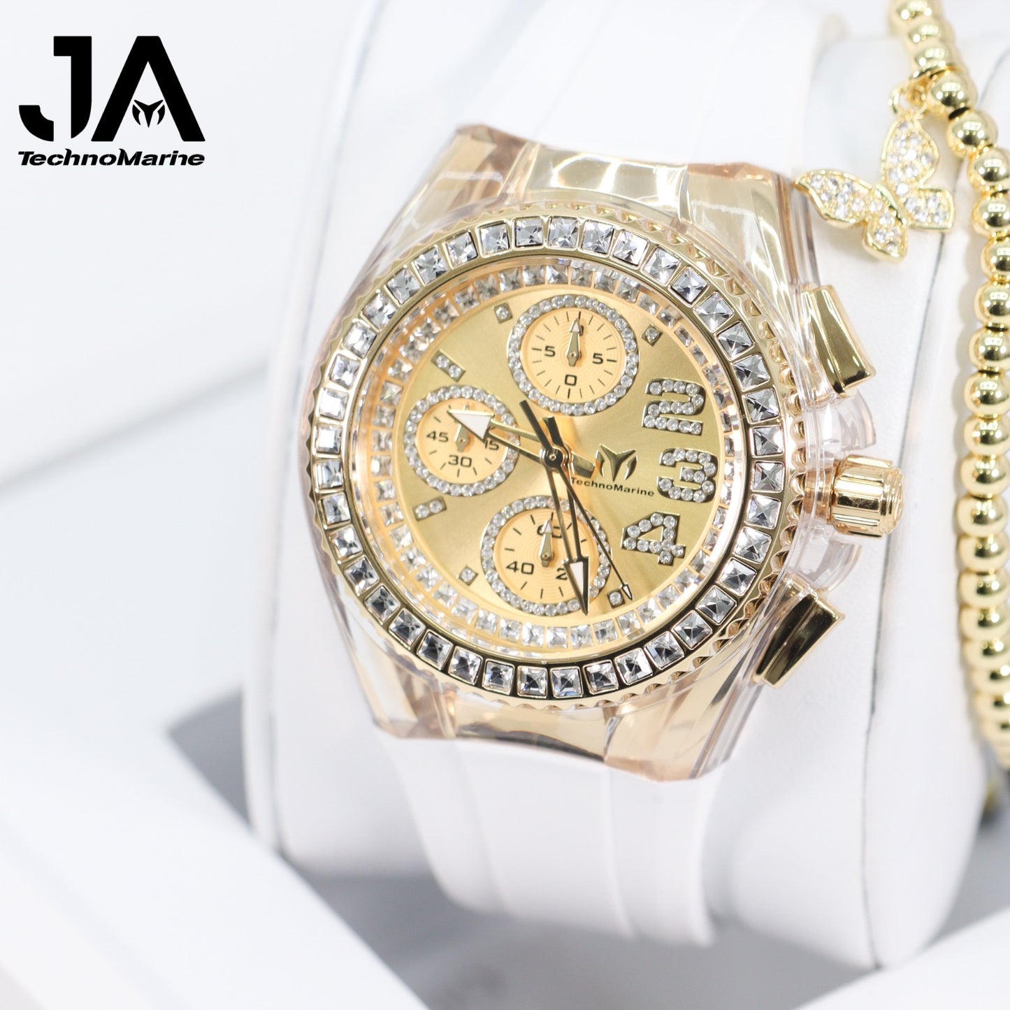 Technomarine Cruise Glitz 40mm Gold with Stones Arrival