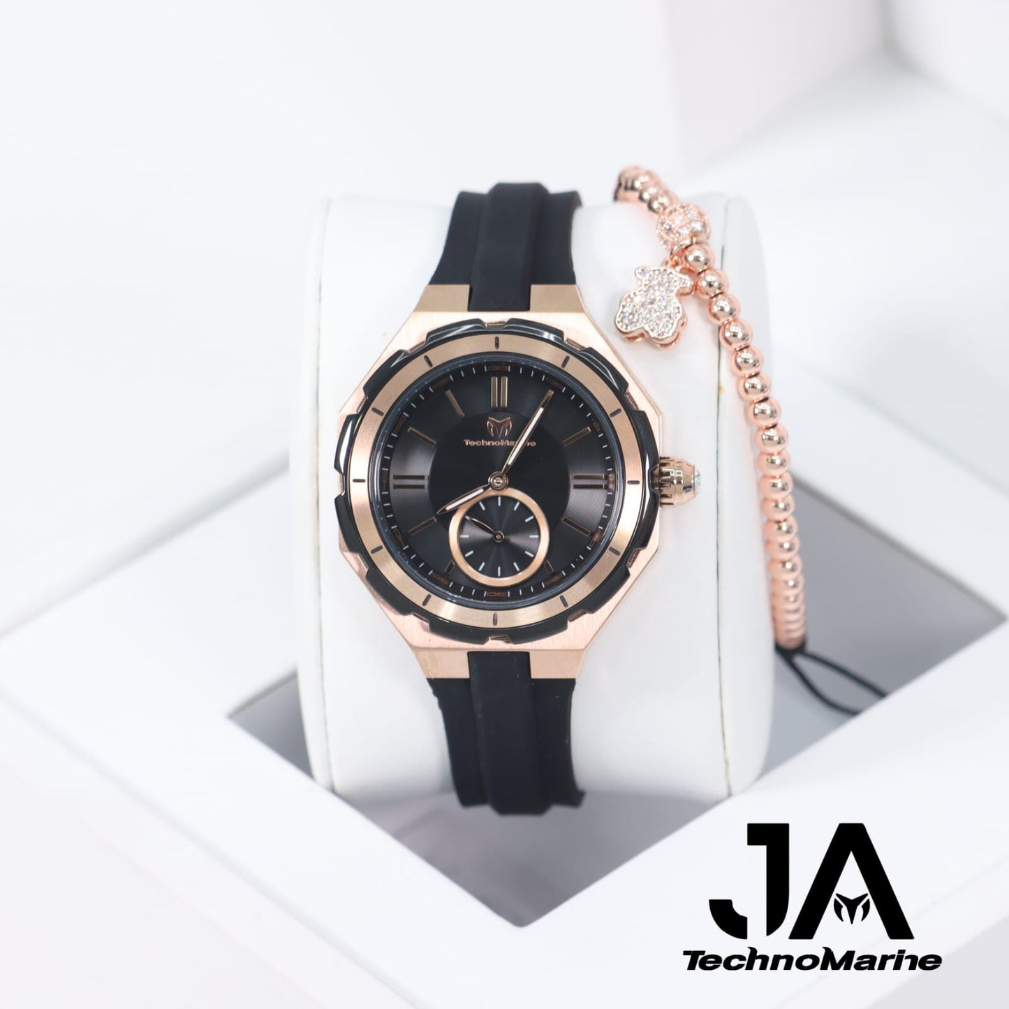 Technomarine Cruise Sea Lady Quartz Rose Gold Dial Watch 37mm