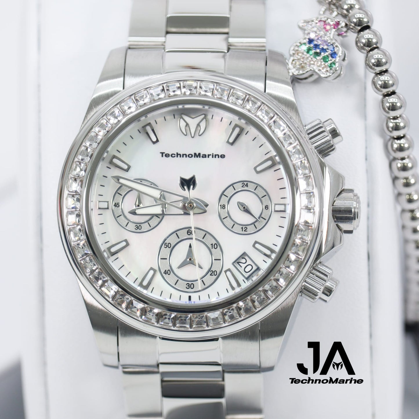 Technomarine Mujer Manta Ray Chronograph Quartz White Dial 38 mm