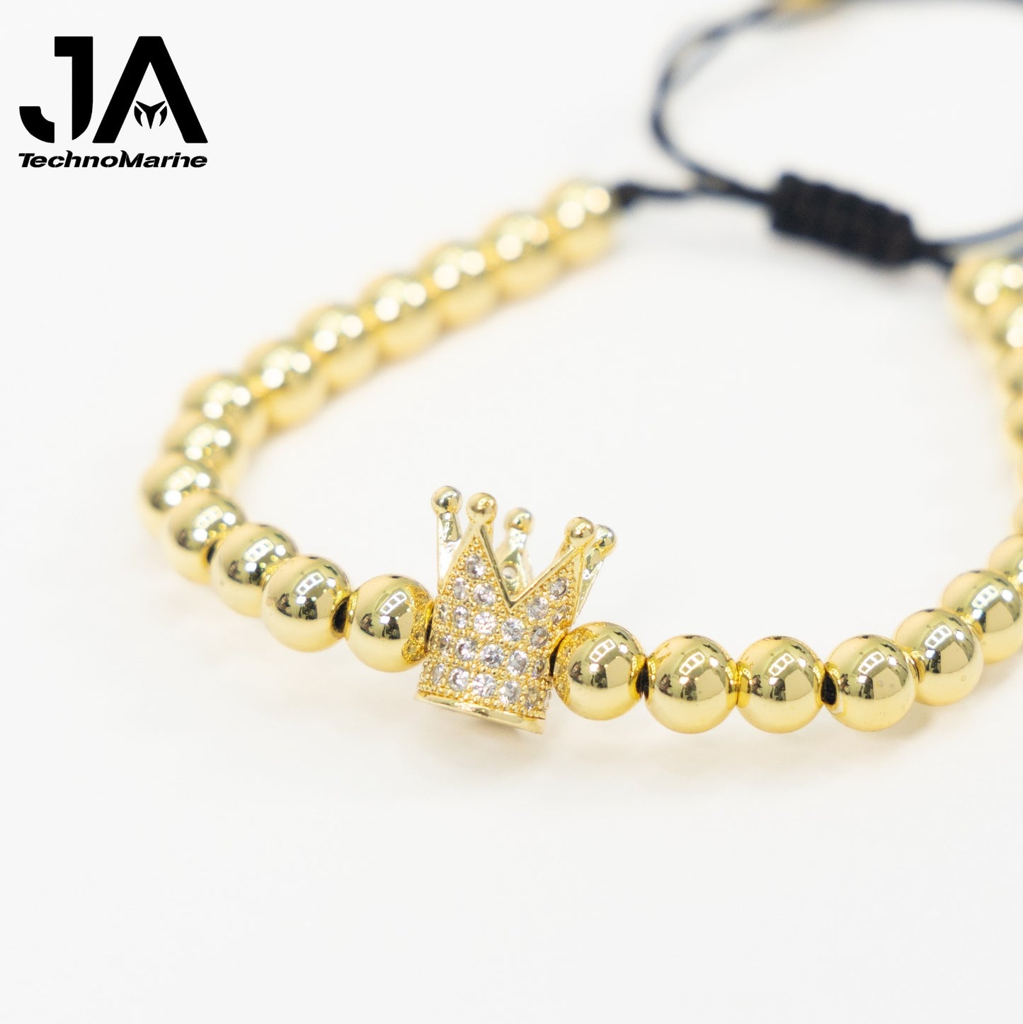 Pulsera Para Hombres Ajustable Color Oro
