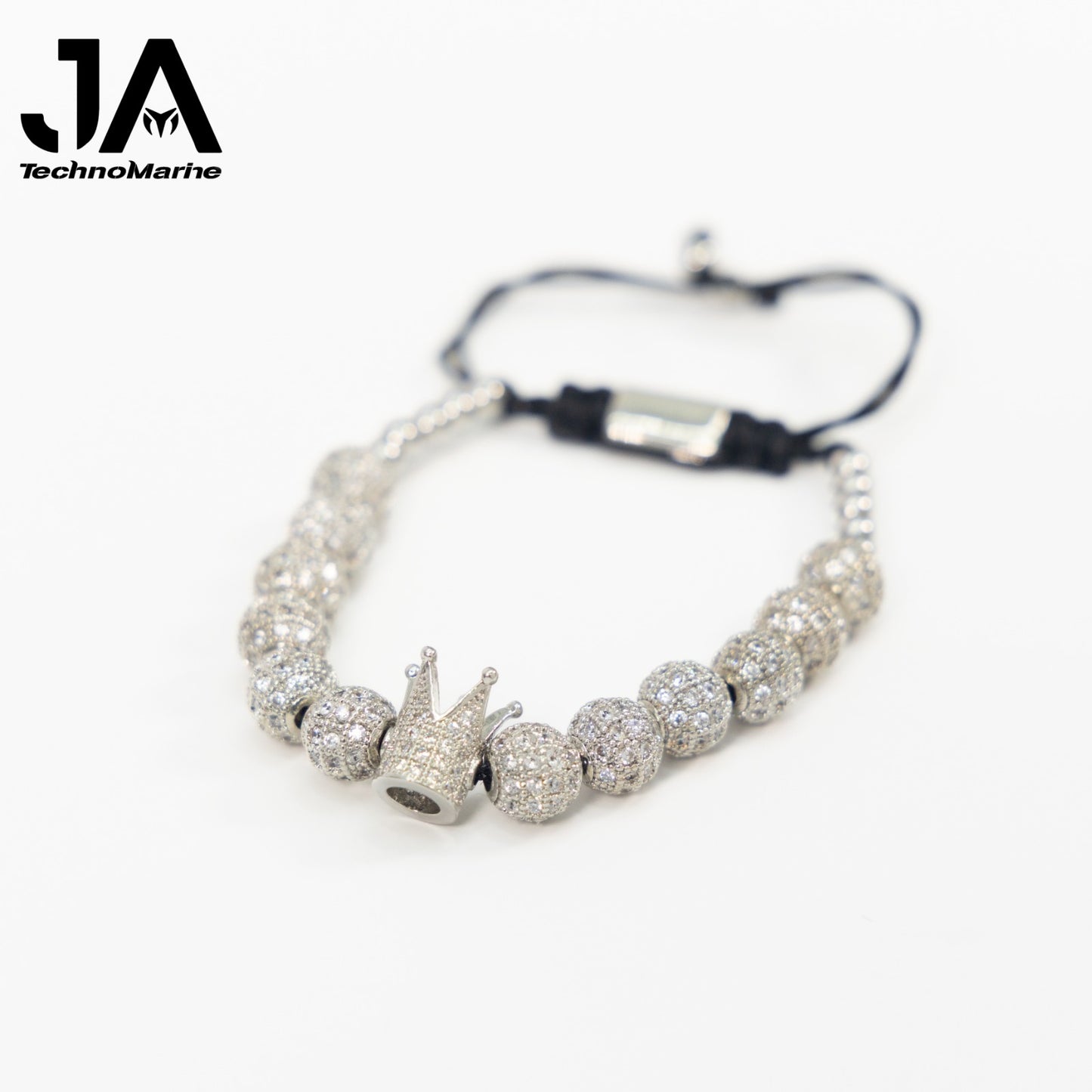 Pulsera Para Hombres Ajustable Color Silver