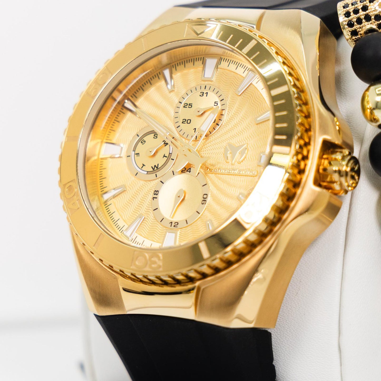 TechnoMarine Cruise California Men's Watch - 45mm, Black, White, Blue + 5% De Descuento = $159.99