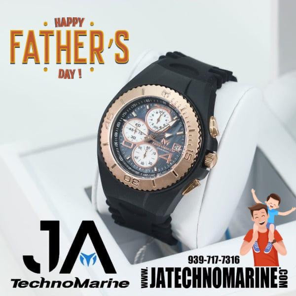 Technomarine Cruise Jelly Fish Chronograph Quartz Men's Watch Rose Gold