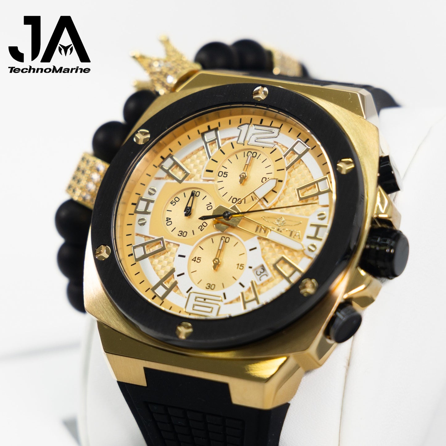 Invicta Racing Turbo Men's Watch - 47mm. Black
