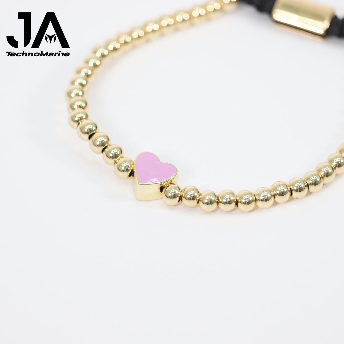 Pulsera De Corazón Rosita Mujer Dorada Ajustable Stainless Steel