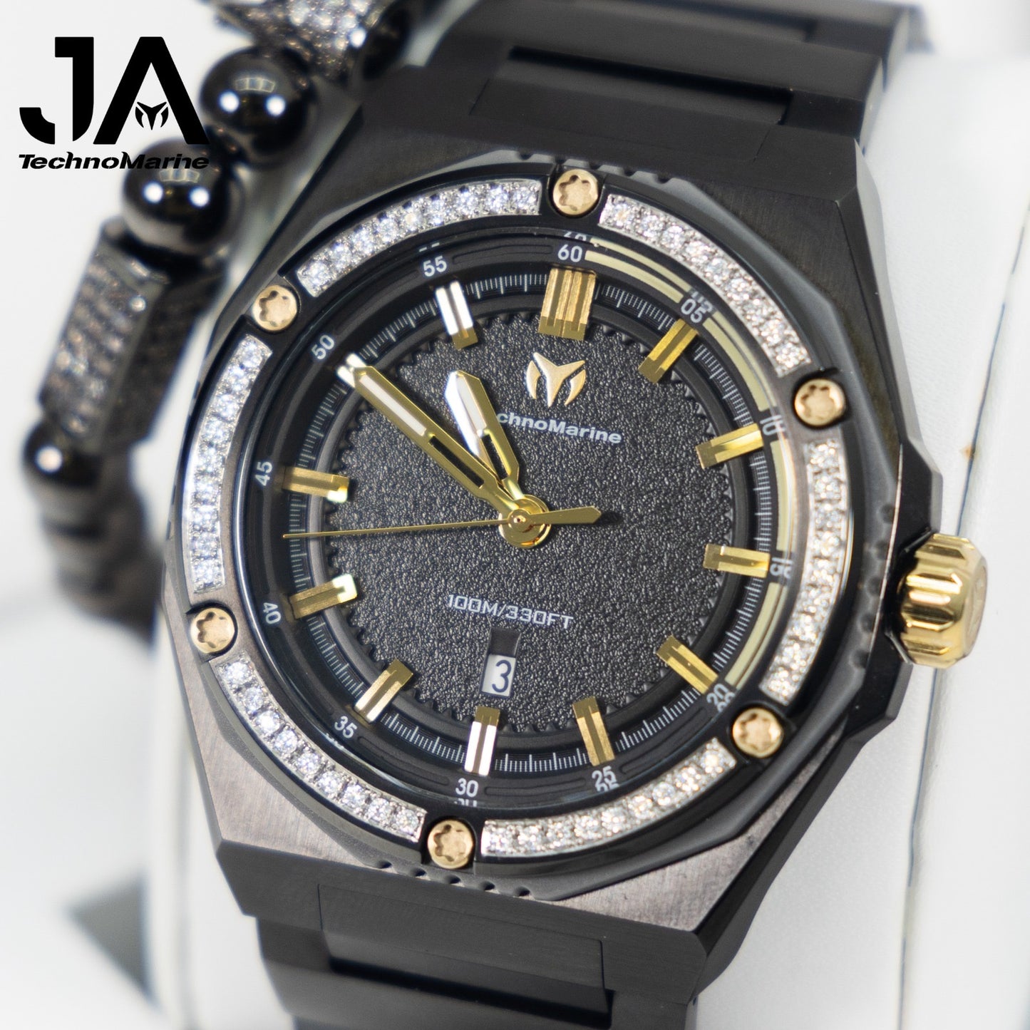 TechnoMarine Coral Coral Legacy Men's Watch - 45mm, Black Gris Custom