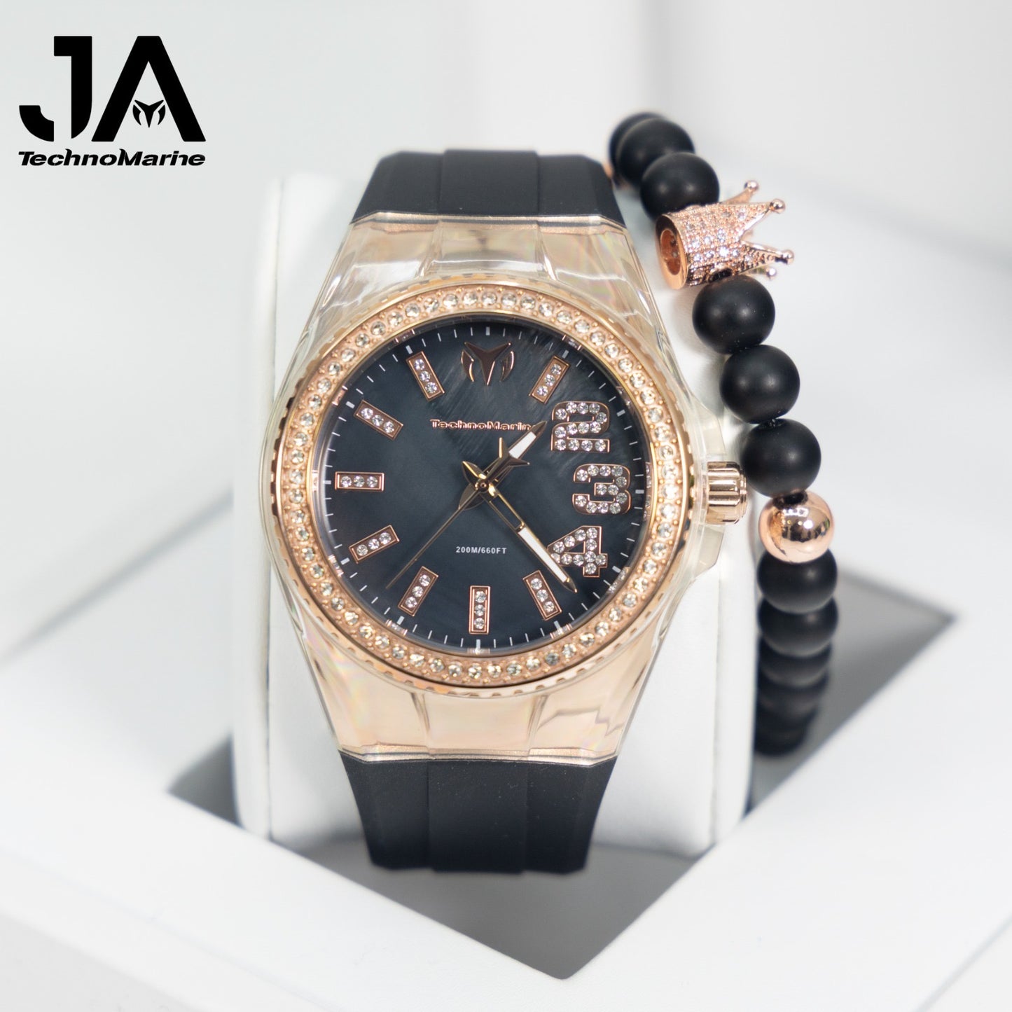 Technomarine Cruise Monogram 45mm Rose Gold with Stones 5% De Descuento = $94.99