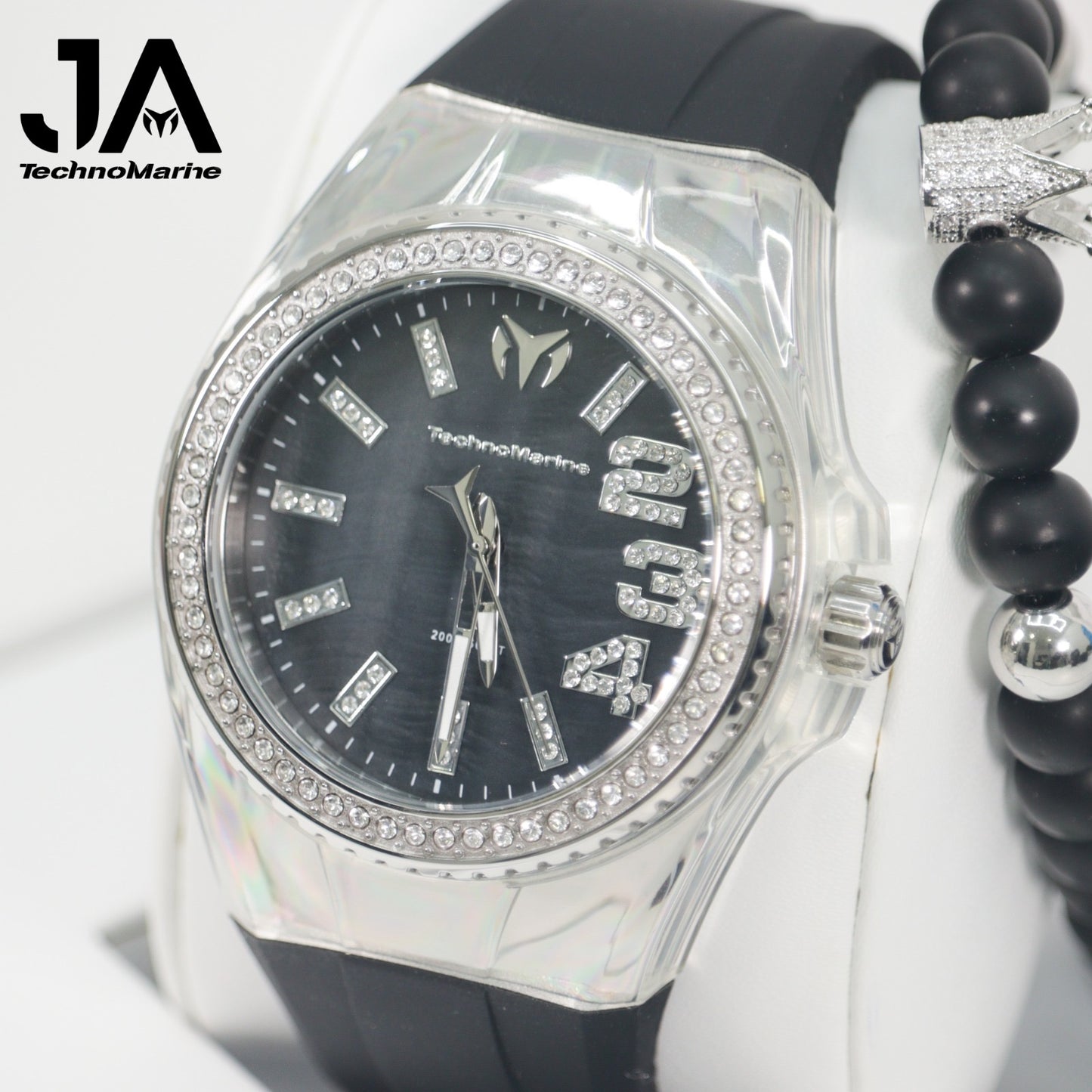 Technomarine Cruise Monogram 45mm Silver Stainless steel Una Pulsera Gratis 5% De Descuento = $94.99