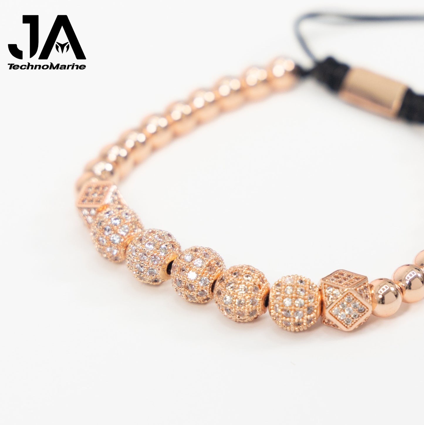 (Copia) Pulsera Para Hombres Ajustable Color Rose Gold