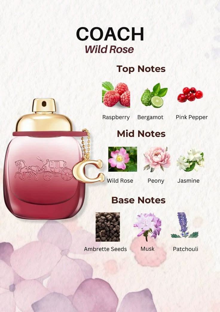COACH WILD ROSE 3.0 oz
