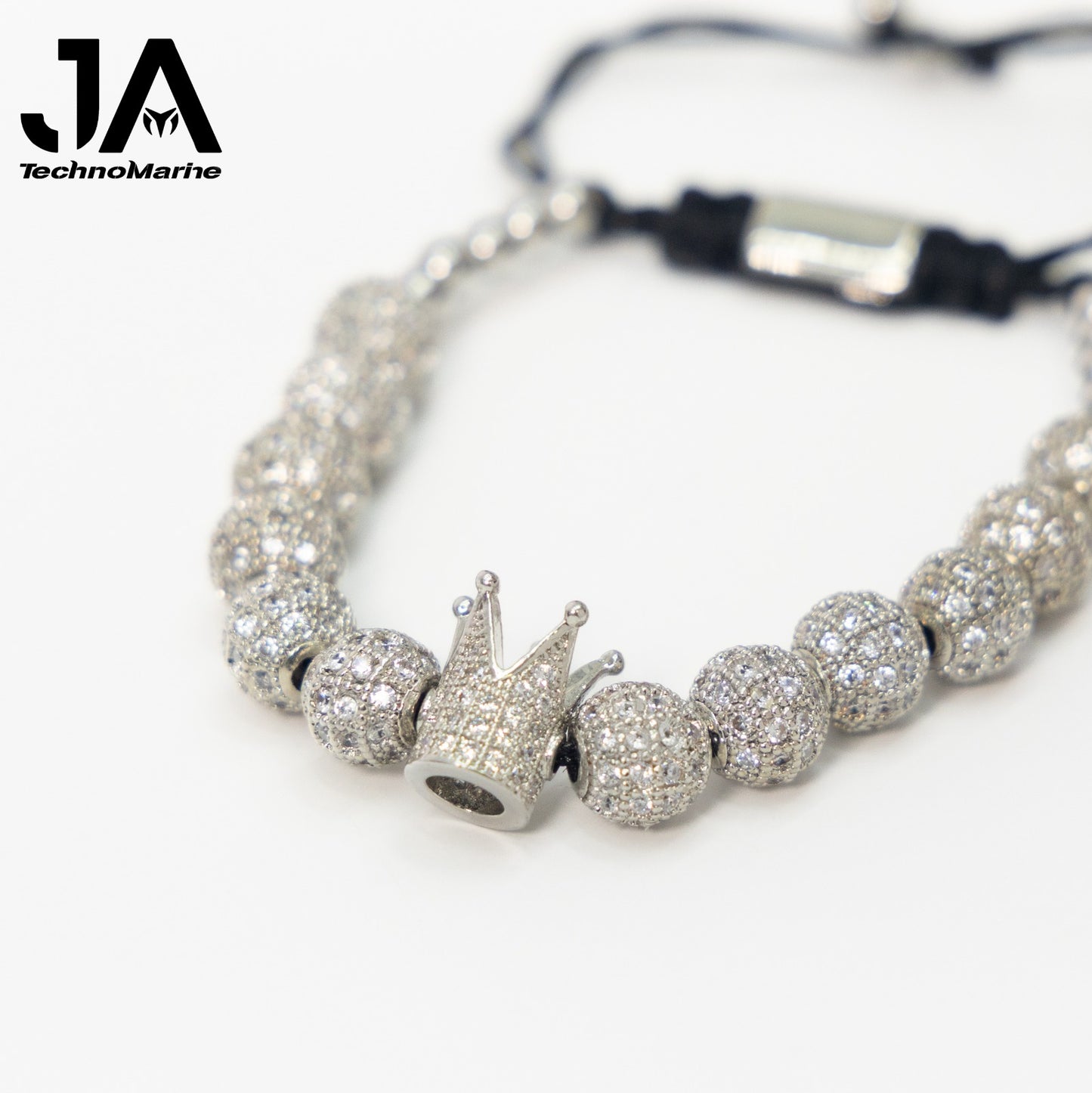 Pulsera Para Hombres Ajustable Color Silver