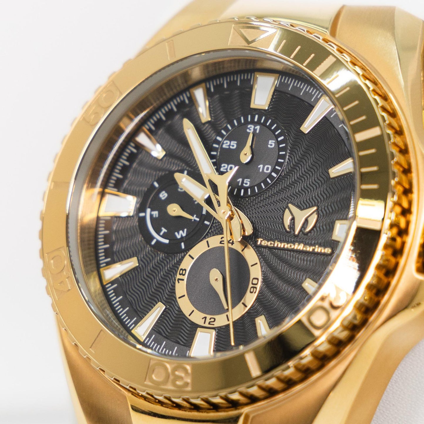 TechnoMarine Cruise California Men's Watch - 45mm, Black, White, Blue with + 5% De Descuento = $159.99
