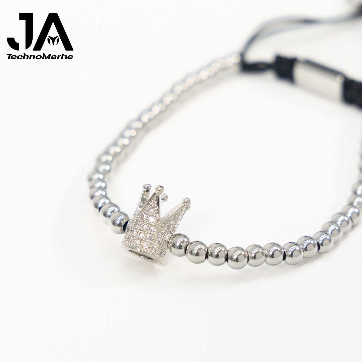 Pulsera Para Hombres Ajustable Color Plata