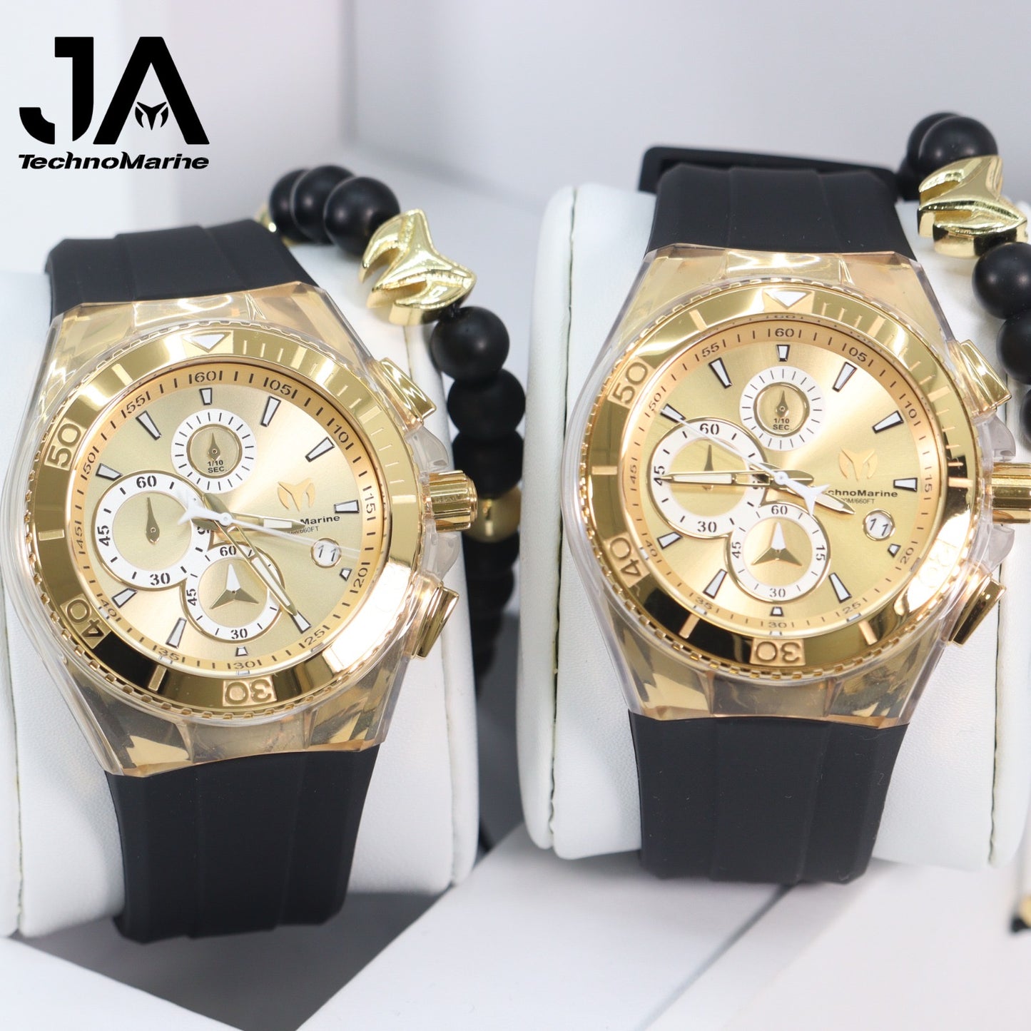 2×1 TechnoMarine Cruise Star Men's Watch - 46mm,Black