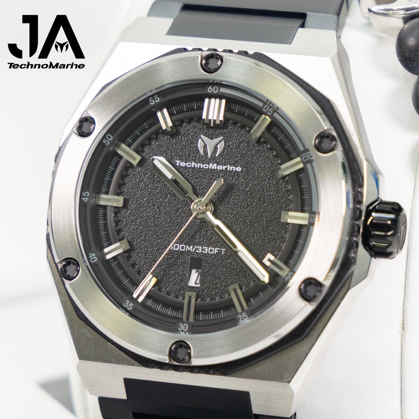 TechnoMarine Coral Coral Legacy Men's Watch - 45mm, Black
