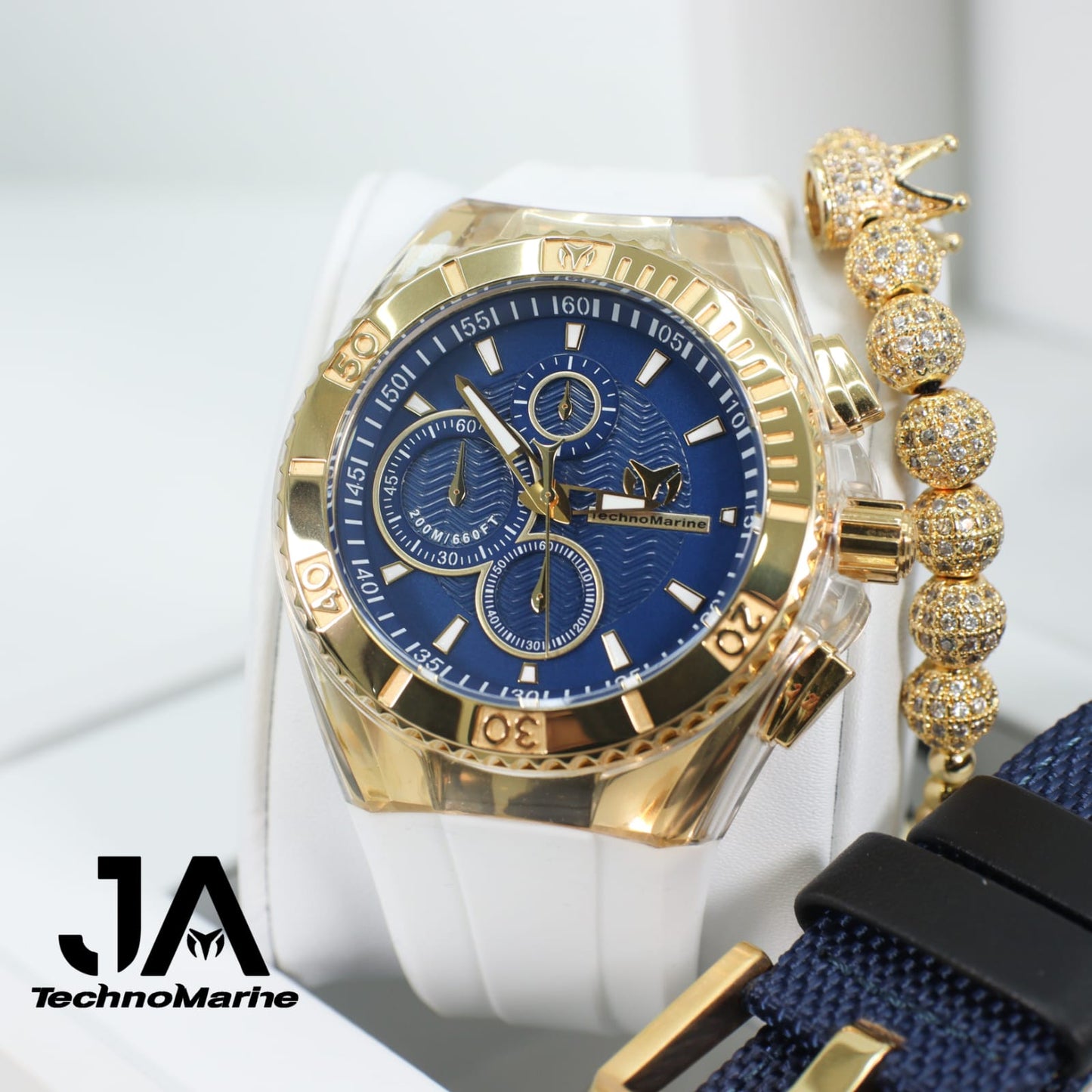 Technomarine Cruise BlueRay Men's Watch - 45mm, Blue Dos Correas