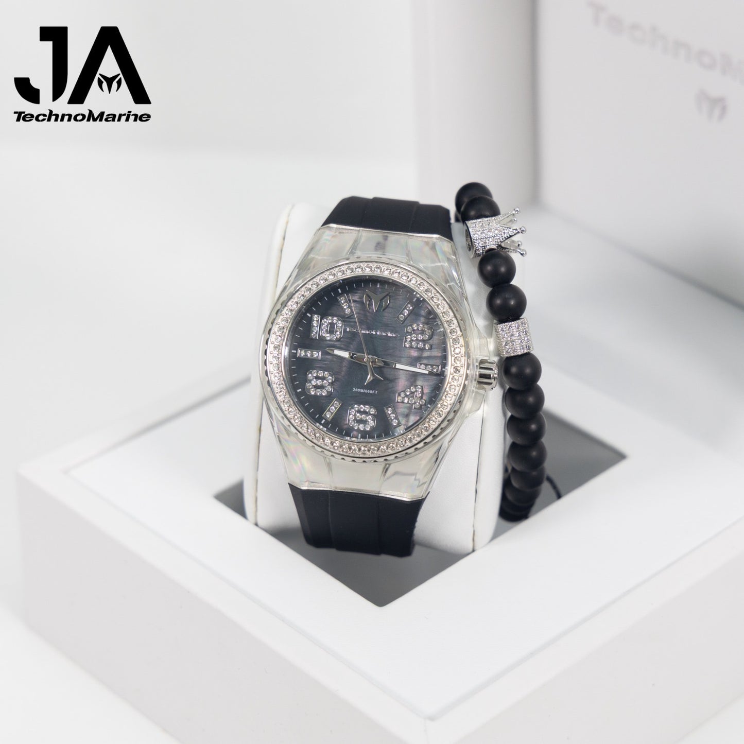 Technomarine Cruise Monogram 45mm Silver Stainless steel Una Pulsera Gratis + 5% De Descuento = $94.99