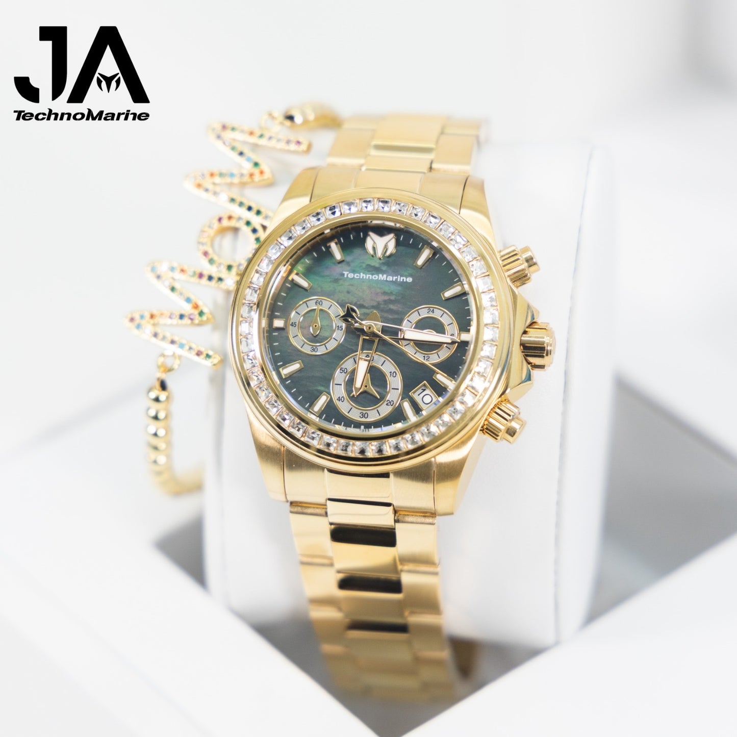 Technomarine Mujer Manta Ray Chronograph Quartz White Dial 38 mm