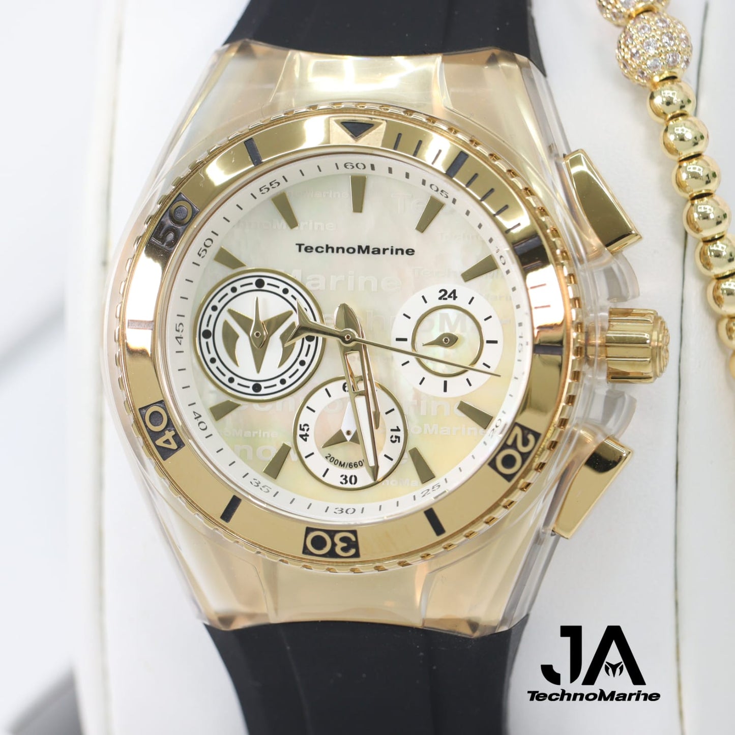 Technomarine California Mujer Cruise Quartz Watch gold 40mm