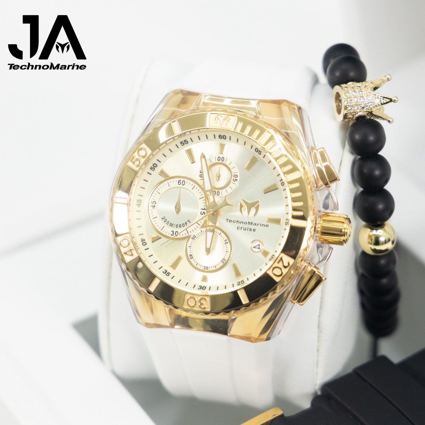 Technomarine Cruise Star Champagne 46mm Dos Correas