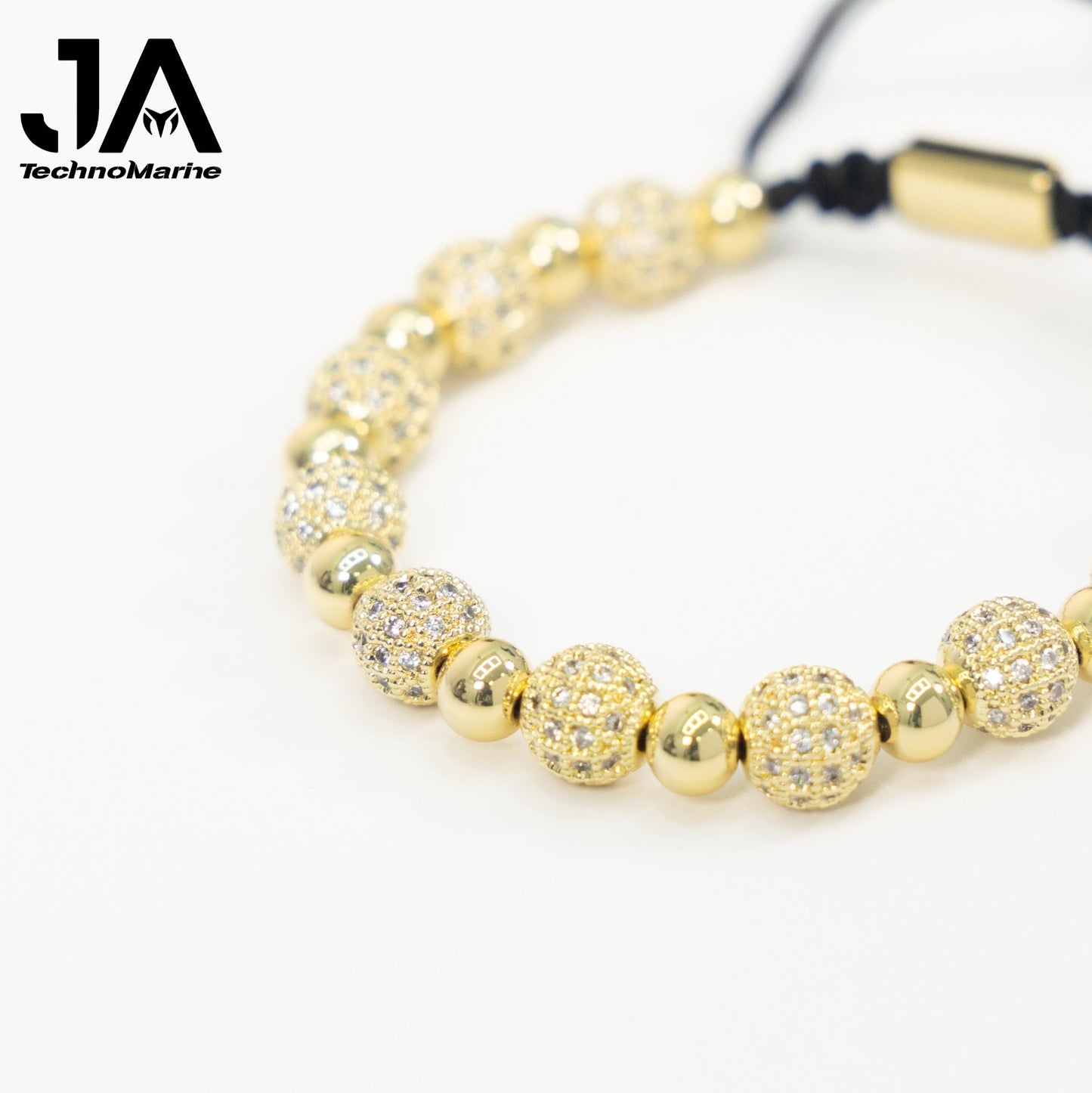 Pulsera Para Hombres Ajustable Color Oro
