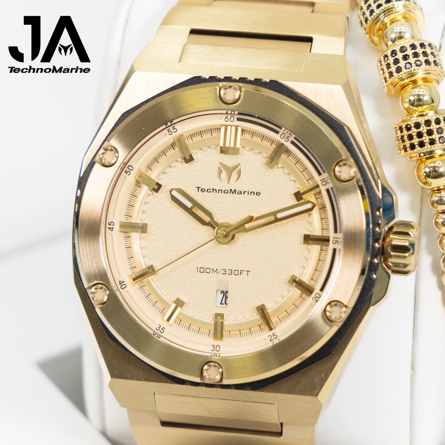 TechnoMarine Coral Coral Legacy Men's Watch - 45mm, Gold