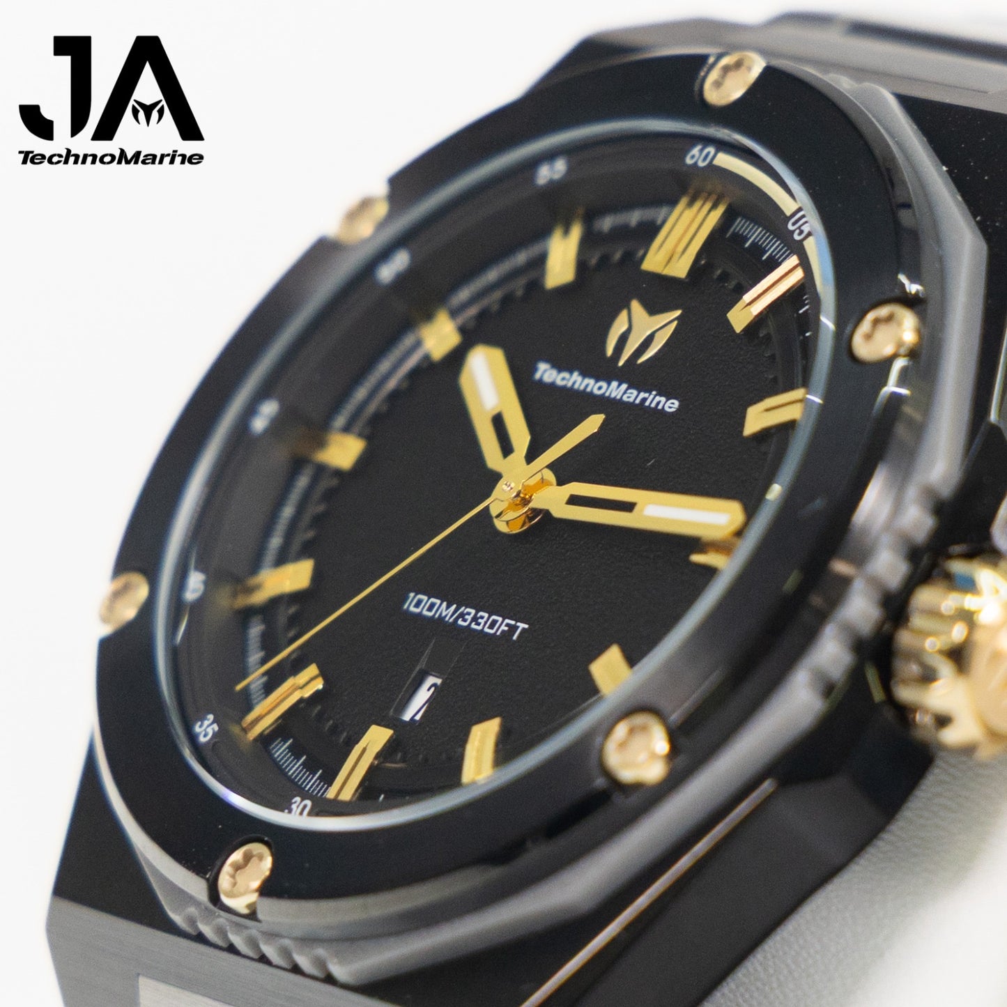 TechnoMarine Coral Coral Legacy Men's Watch - 45mm, Black Gris