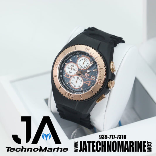 Technomarine Cruise Jelly Fish Chronograph Quartz Men's Watch Rose Gold