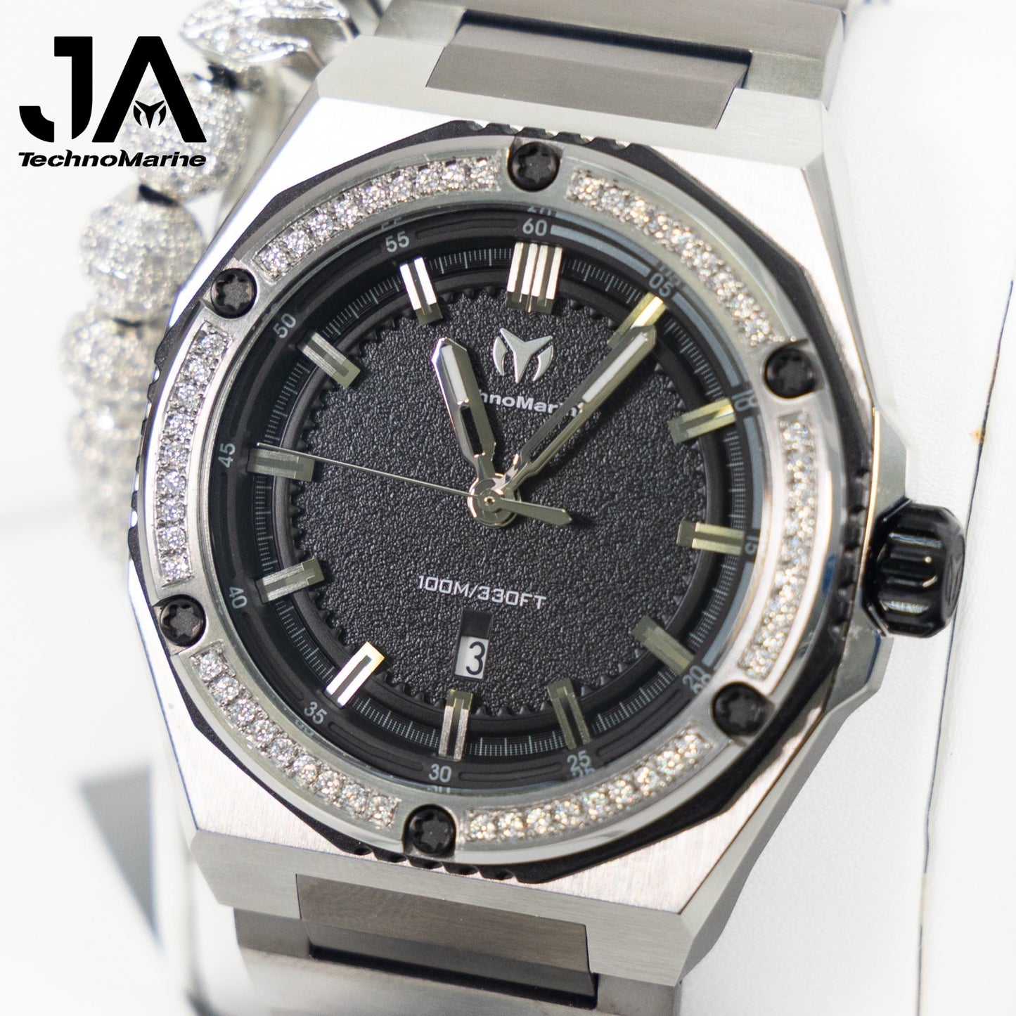 TechnoMarine Coral Coral Legacy Men's Watch - 45mm, Silver Custom