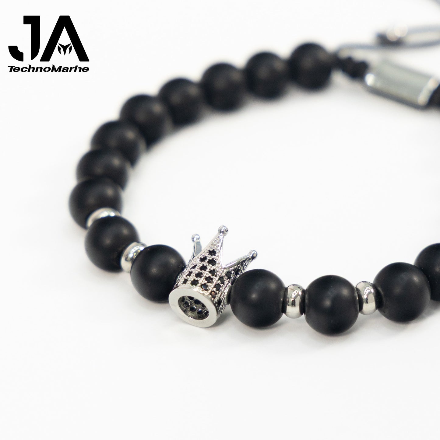 Pulsera Para Hombres Ajustable Color Plata