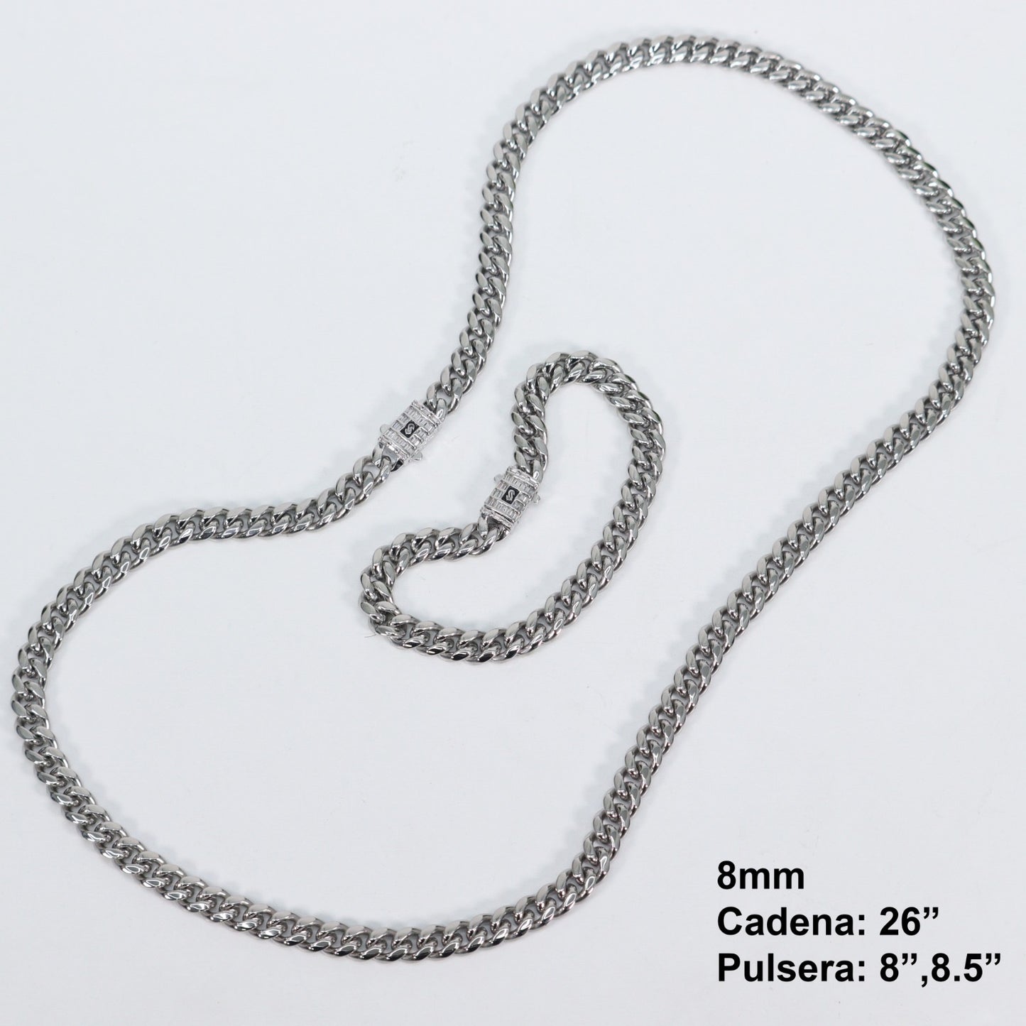 Cadenas Cubanas hombre 10mm 26” Stainless Steel