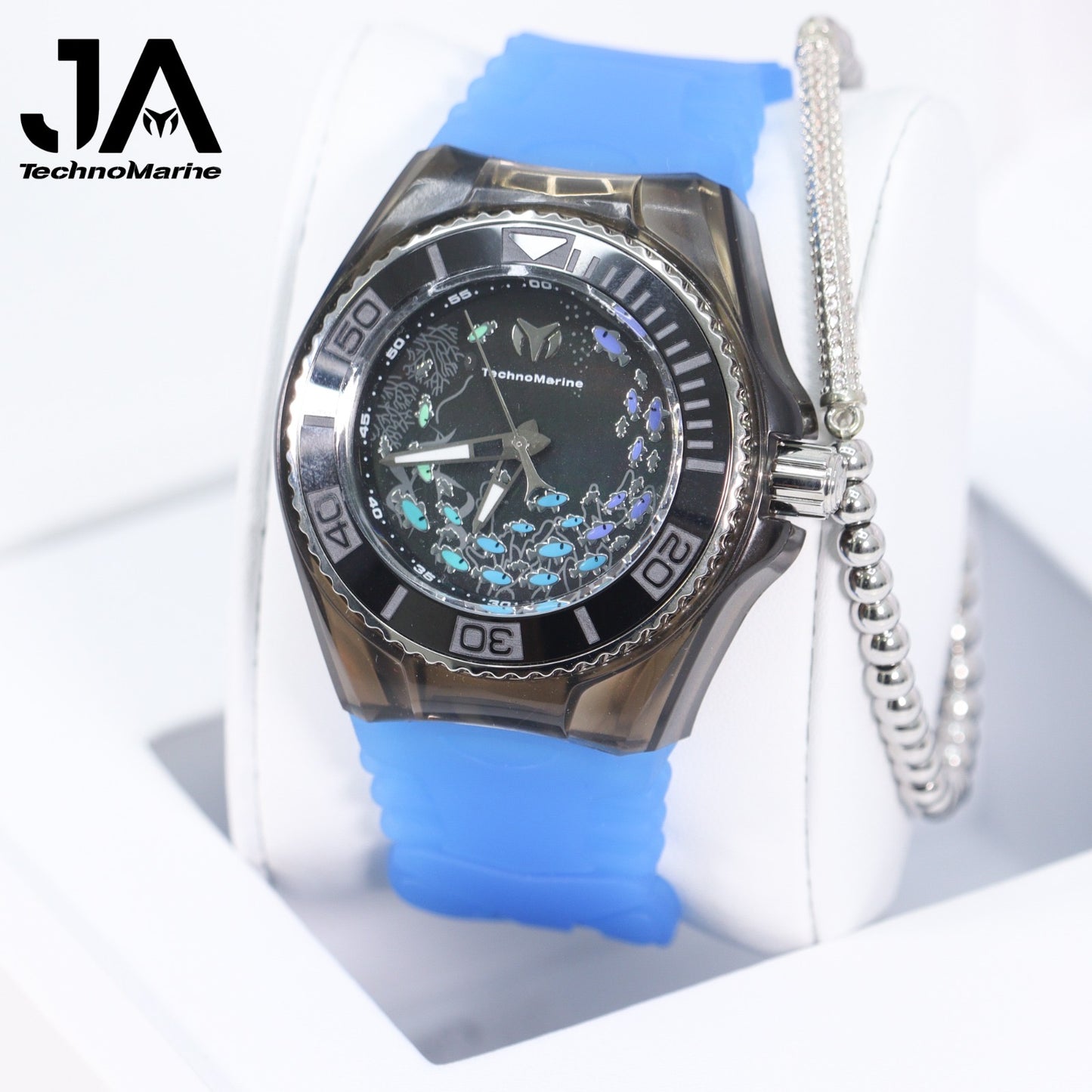 Technomarine Women's Cruise Dream Quartz Watch, Black Blue