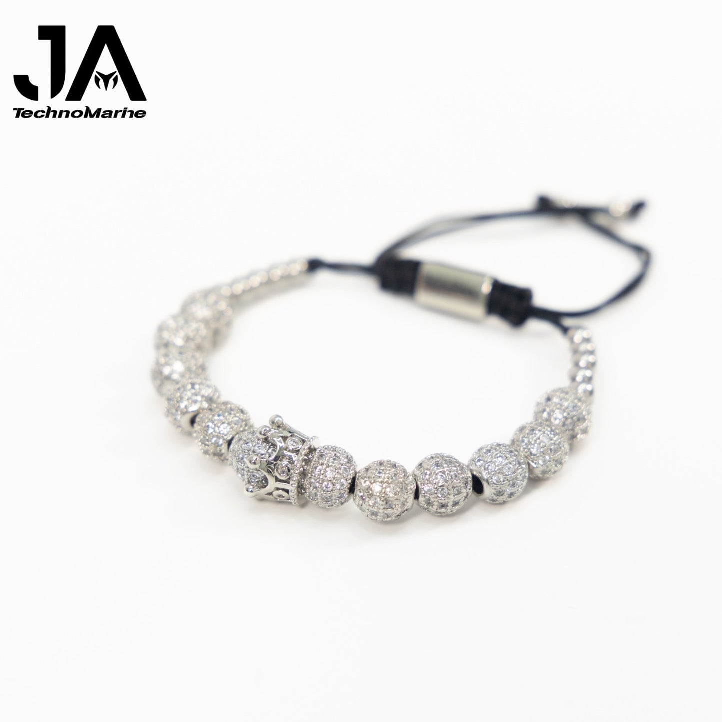 Pulsera Para Hombres Ajustable Color Silver