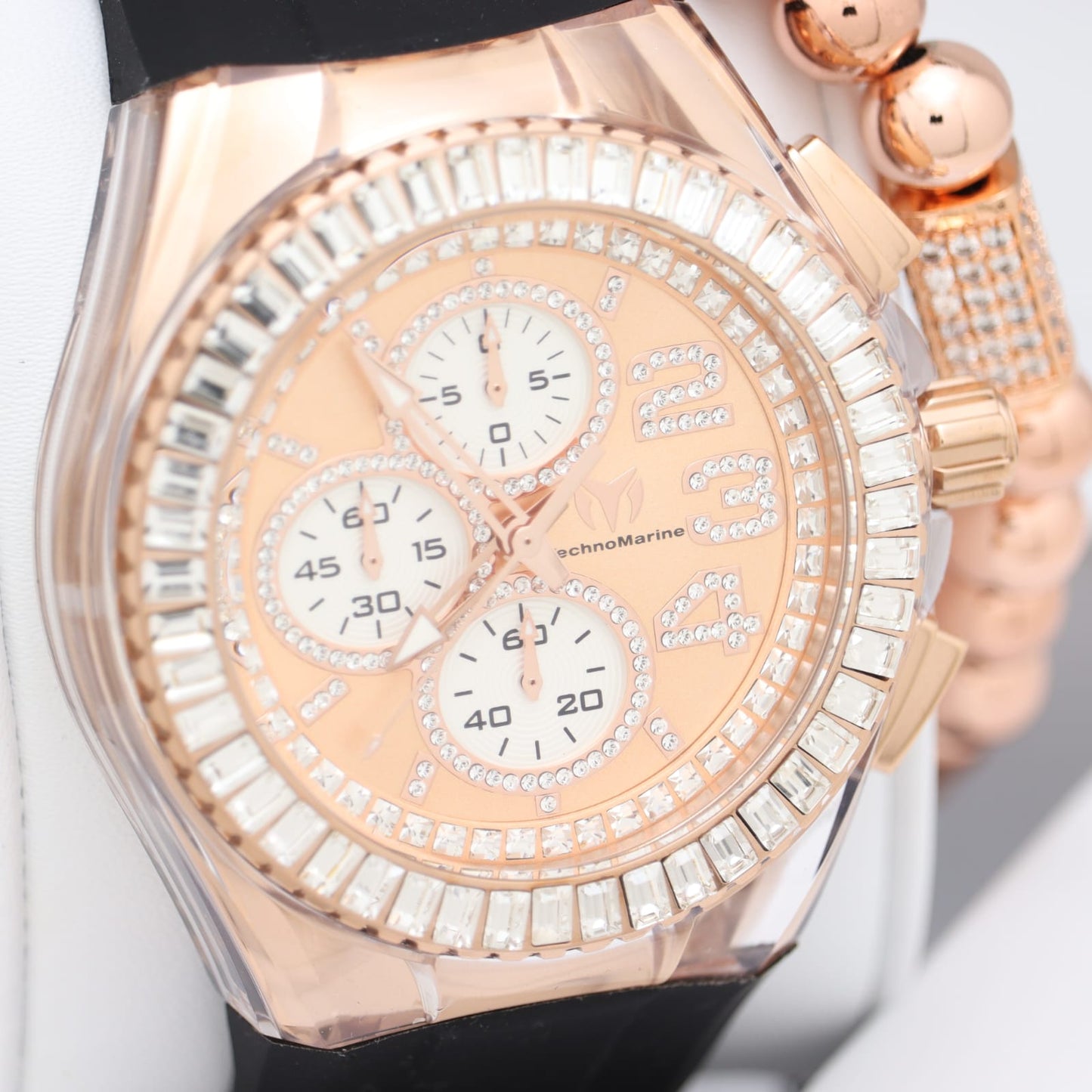 TechnoMarine Cruise Glitz Men's Watch - 45mm, Black