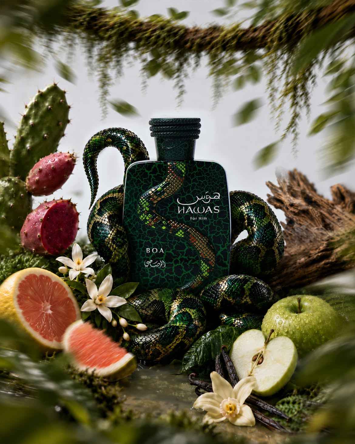 Hawas For Him Boa Eau De Parfum Rasasi Unisex 3.38oz + 5 % Descuento Adicional