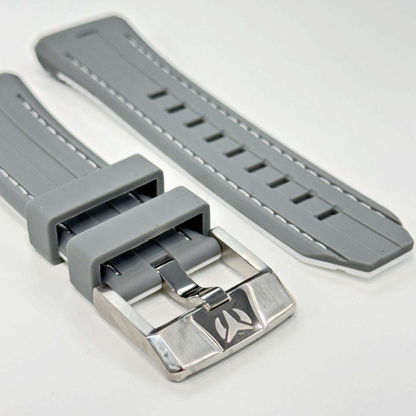 Correa hombre 44, 45 46 mm Pasador Gris