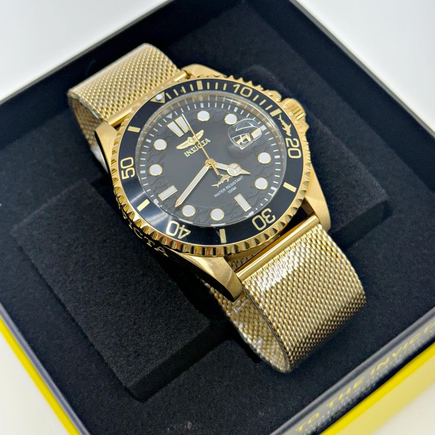 Invicta Pro Diver Men's Watch - 43mm, Gold