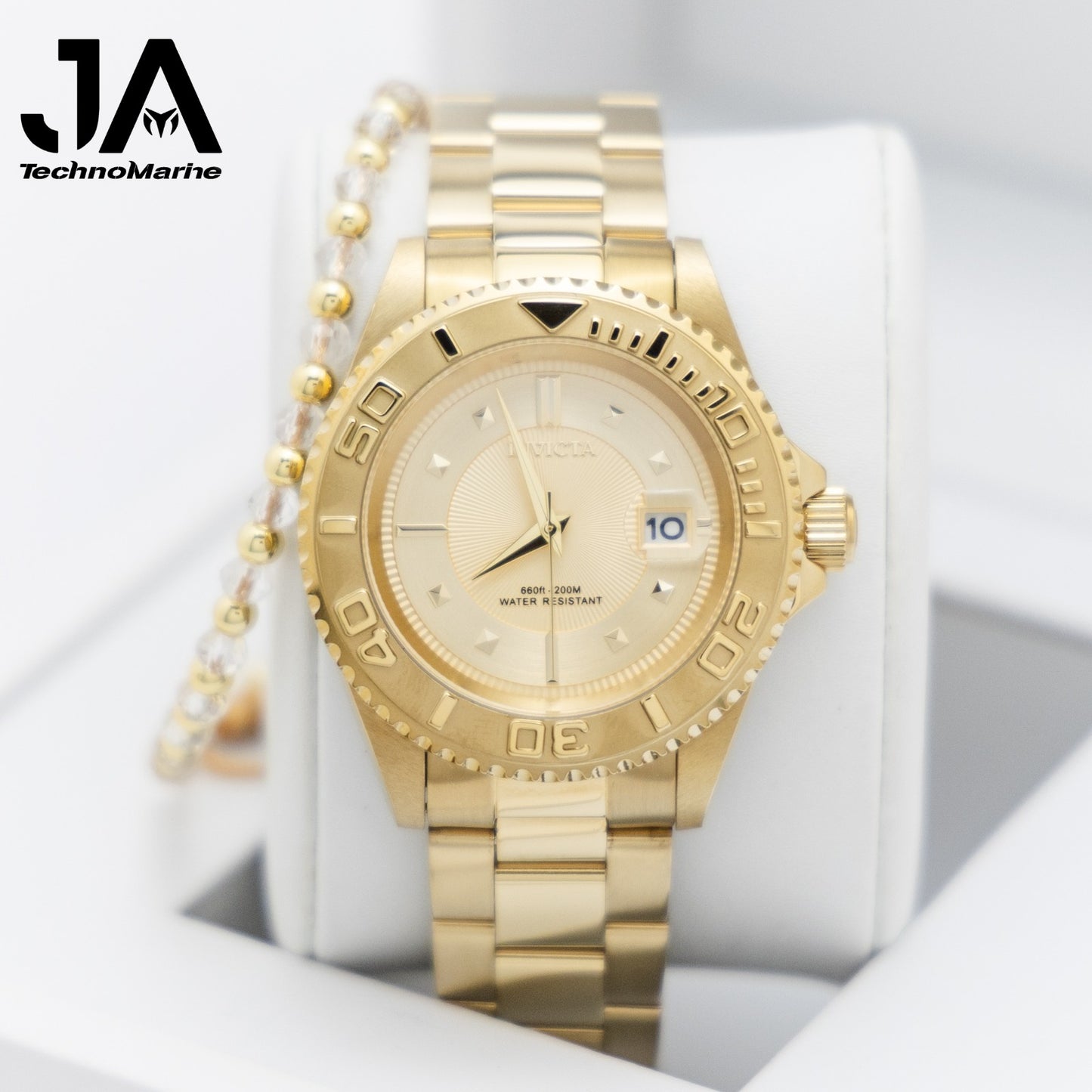 Invicta Pro Diver Watch - 40mm. Gold Una Pulsera Gratis