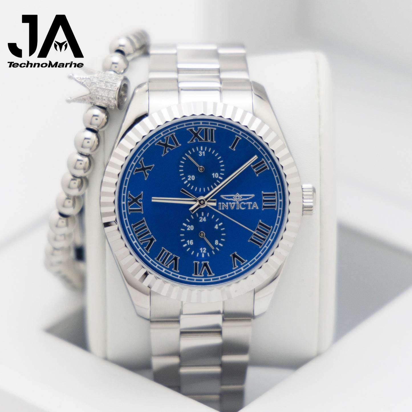 Invicta Specialty Men's Watch Bundle - 43mm, Steel Una Pulsera Gratis